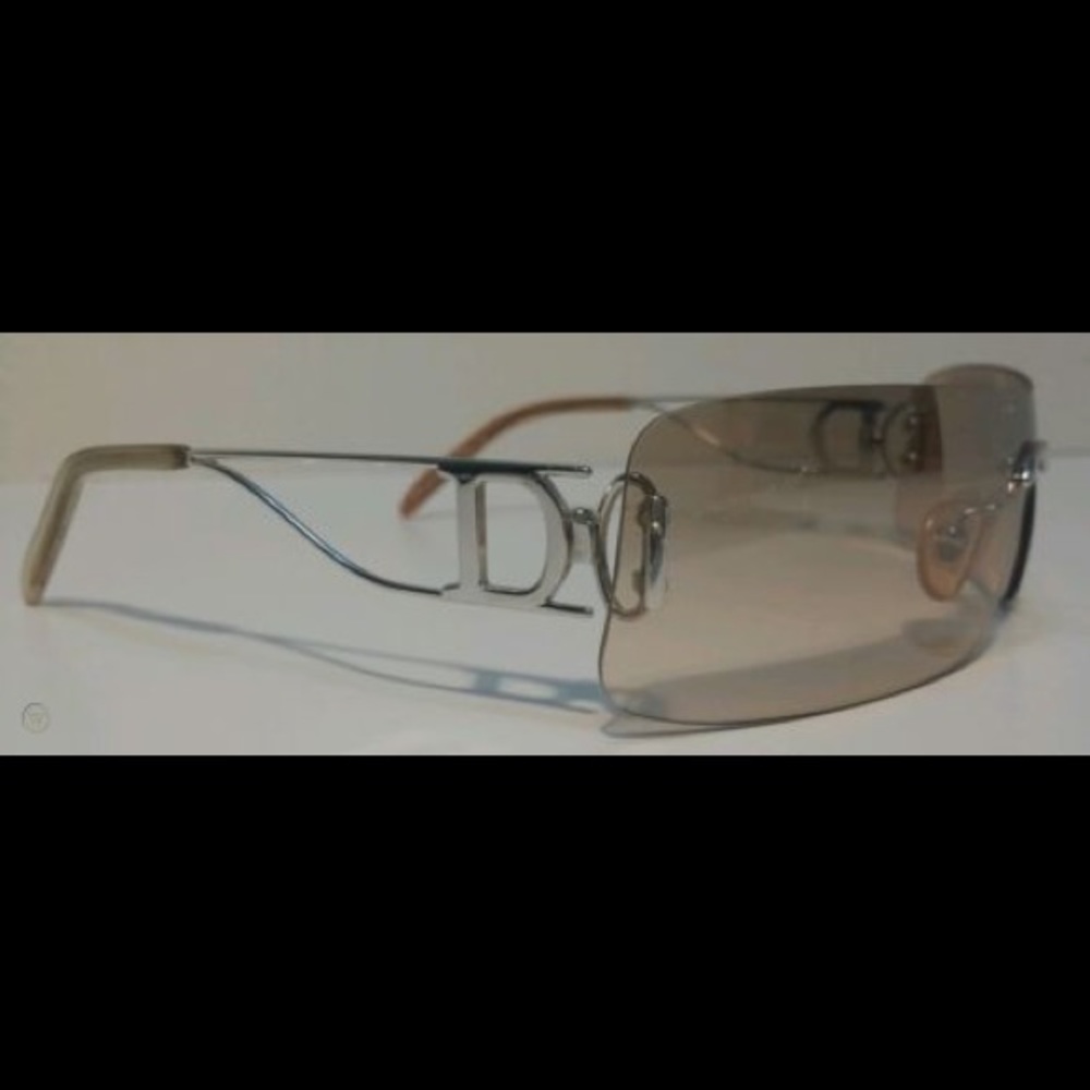 Christian Dior Miss Diorella rimless sunglasses